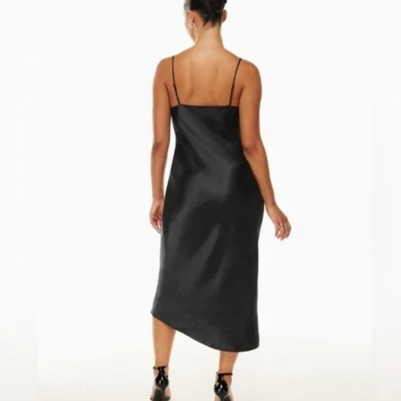 Babaton | Model Maxi Dress - Satin cowl-neck maxi dress | Black | Medium - Picture 3 of 4
